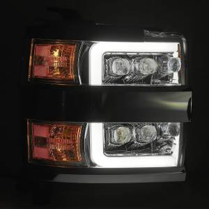 AlphaREX - 880227 | AlphaRex MK II NOVA-Series LED Projector Headlights For Chevrolet Silverado 2500 HD / 3500 HD (2015-2019) | Black - Image 4