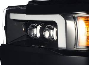 AlphaREX - 880229 | AlphaRex MK II NOVA-Series LED Projector Headlights For Chevrolet Silverado 2500 HD / 3500 HD (2015-2019) | Jet Black - Image 6