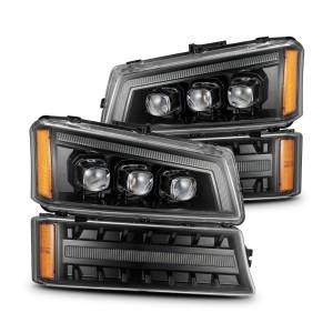 AlphaREX - 880254 | AlphaRex NOVA-Series LED Projector Headlights Chevrolet Silverado (2003-2006) / Avalanche (2002-2006 Without Body Cladding) | Alpha-Black - Image 1