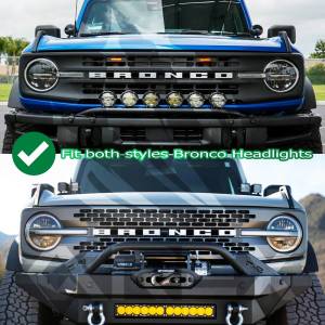 AlphaREX - 880260 | AlphaRex NOVA-Series LED Projector Headlights For Ford Bronco (2021-2024) / Bronco Raptor (2022-2024) | Black - Image 15