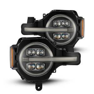 880260 | AlphaRex NOVA-Series LED Projector Headlights For Ford Bronco (2021-2024) / Bronco Raptor (2022-2024) | Black