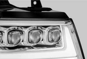 AlphaREX - 880286 | AlphaRex NOVA-Series LED Projector Headlights Chevrolet Tahoe & Suburban (2007-2014) / Avalanche (2007-2013) | Chrome - Image 2