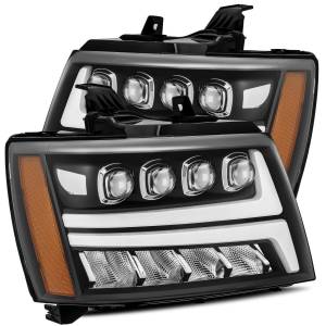 880288 | AlphaRex NOVA-Series LED Projector Headlights Chevrolet Tahoe & Suburban (2007-2014) / Avalanche (2007-2013) | Black