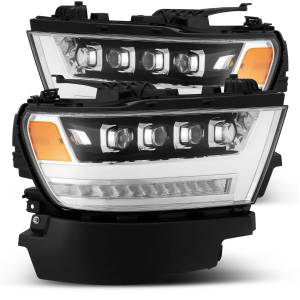 880517 | AlphaRex NOVA-Series LED Projector Headlights Ram 1500 (2019-2024) | Chrome