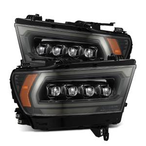 AlphaREX - 880577 | AlphaRex (MK II 2500 Style) NOVA-Series LED Projector Headlights Ram 1500 (2019-2024) | Alpha-Black - Image 1