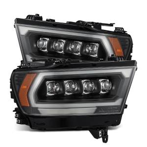 AlphaREX - 880578 | AlphaRex (MK II 2500 Style) NOVA-Series LED Projector Headlights Ram 1500 (2019-2024) | Black - Image 1