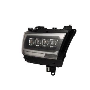 AlphaREX - 880578 | AlphaRex (MK II 2500 Style) NOVA-Series LED Projector Headlights Ram 1500 (2019-2024) | Black - Image 2