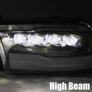 AlphaREX - 880590 | AlphaRex NOVA-Series LED Projector Headlights Ram 1500 / 2500 / 3500 Truck (2009-2018) | Jet Black - Image 7