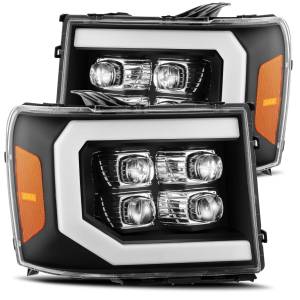 AlphaREX - 880609 | AlphaRex NOVA-Series LED Projector Headlights For GMC Sierra 1500 / 2500 HD / 3500 HD (2007-2014) | Black - Image 1