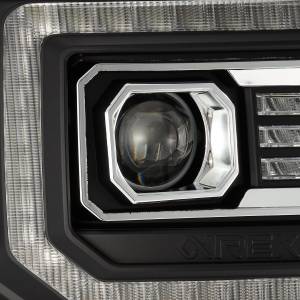 AlphaREX - 880613 | AlphaRex PRO-Series Halogen Projector Headlights For GMC Sierra (2014-2018) | Black - Image 7