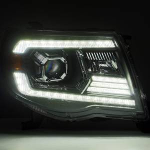 AlphaREX - 880737 | AlphaRex PRO-Series Halogen Projector Headlights For Toyota Tacoma (2005-2011) | Chrome - Image 4