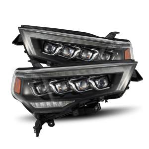 880808 | AlphaRex MK II NOVA-Series LED Projector Headlights For Toyota 4Runner (2014-2023) | DRL (White or Amber) | Black