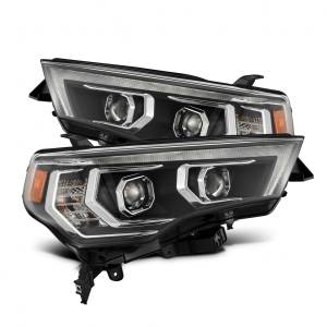 AlphaREX - 880811 | AlphaRex MK II LUXX-Series LED Projector Headlights For Toyota 4Runner (2014-2023) | DRL (White/Amber) | Black - Image 1