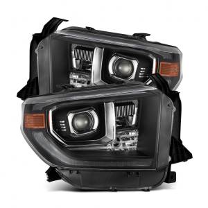 AlphaREX - 880835 | AlphaRex MK II NOVA-Series LED Projector Headlights Toyota Tundra (2014-2021) | DRL (White/Amber) | Black - Image 1