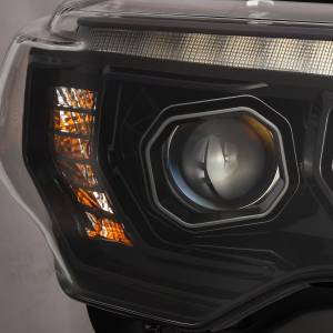 AlphaREX - 880849 | AlphaRex MK II PRO-Series Halogen Projector Headlights For Toyota 4Runner (2014-2023) | DRL (White/Amber) | Alpha-Black - Image 7