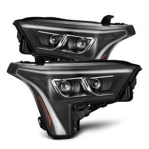 880864 | AlphaRex LUXX-Series LED Projector Headlights For Toyota Tundra/Sequoia (2022-2024) | White DRL | Black