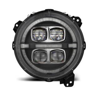 AlphaREX - 880868 | AlphaRex NOVA-Series LED Projector Headlights Jeep Wrangler JL/Gladiator JT (2018-2024) | Black - Image 2