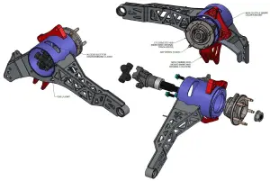 Ridetech - RT11537194 | RideTech Rear StrongArm System (C7 hubs, 1963-1979 Corvette) - Image 2