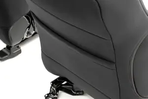 Rough Country - 91052 | Rough Country Neoprene Seat Covers For Toyota Tacoma 2/4WD (2005-2015) | Crew Cab | With Passenger Folding Seat - Image 5