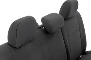 Rough Country - 91052 | Rough Country Neoprene Seat Covers For Toyota Tacoma 2/4WD (2005-2015) | Crew Cab | With Passenger Folding Seat - Image 6