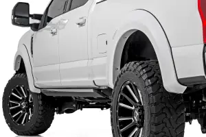 Rough Country - S-F21112 | Rough Country Sport Fender Flares For Ford F-250 / F-350 Super Duty | 2017-2022 | Flat Black - Image 2