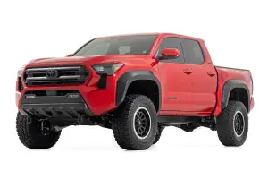 Rough Country - O-T12421-040 | Rough Country Sport Fender Flares For Toyota Tacoma 2/4WD (2024-2024) | Ice Cap - Image 3