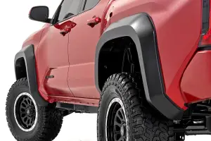 Rough Country - O-T12421-040 | Rough Country Sport Fender Flares For Toyota Tacoma 2/4WD (2024-2024) | Ice Cap - Image 2