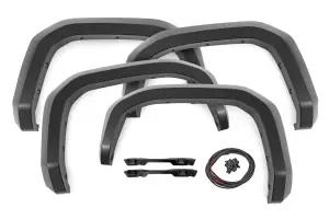 Rough Country - O-T12421-040 | Rough Country Sport Fender Flares For Toyota Tacoma 2/4WD (2024-2024) | Ice Cap - Image 1