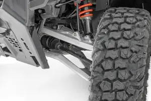 Rough Country - 93155 | Rough Country High Clearance With 2 Inch Forward Offset Forged Aluminum Control Arms For Polaris Ranger 1000XP (2017-2023) | Aluminum Finish - Image 2