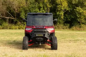 Rough Country - 93155RED | Rough Country High Clearance With 2 Inch Forward Offset Forged Aluminum Control Arms For Polaris Ranger 1000XP (2017-2023) | Red Finish - Image 9