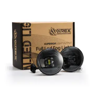 210007 | AlphaRex Universal DoubleTap Dual Color LED Projector Fog Lights For Chevrolet/GMC/Pontiac (2007-2014) | White/Amber