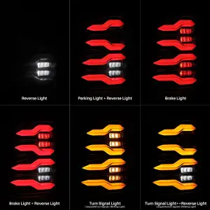 AlphaREX - 640004 | AlphaRex LUXX-Series LED Tail Lights For Dodge Ram 1500 / 1500 Classic / 2500 / 3500 (2009-2018) | Black - Image 4