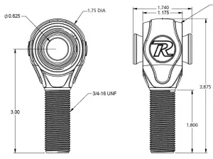 Ridetech - RT11009519 | RideTech R-Joint 8 Pack | Includes 4 RH and 4 LH threaded R-Joints - Image 2