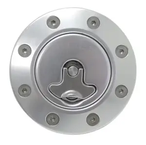 Ridetech - RT81000034 | RideTech Billet aluminum gas cap locking anodized Silver (universal fit) - Image 2