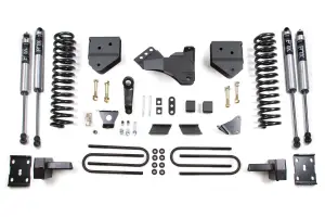 BDS578FS | BDS Suspension 4 Inch Lift Kit For Ford F-250/F-350 Super Duty 4WD (2011-2016) | Gas | Rear Block Kit, Fox 2.0 Performance Series Shocks