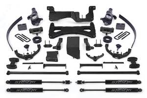 FTSK1015M | Fabtech 8 Inch Performance System With Stealth Shocks 2001-2006 Silverado, Sierra 2500 HD, 3500 HD)