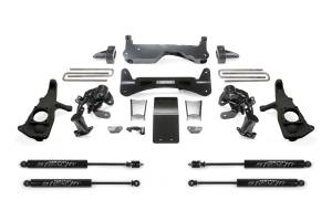 FTSK1046M | Fabtech 6 Inch RTS System With Stealth Shocks (2011-2019 Silverado, Sierra 2500 HD, 3500 HD)