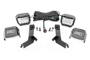 Rough Country - 82285 | Rough Country LED Ditch Light Kit For Chevrolet Silverado 1500 (1999-2006) | 3 Inch Osram Wide Angle Series - Image 1