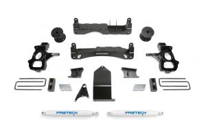 FTSK1119 | Fabtech 4 Inch Basic System With Performance Shocks (2014-2018 Silverado, Sierra 1500 with OE Cast Aluminum or Stamped Steel Control Arms)