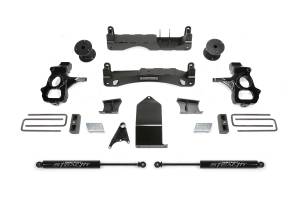 Fabtech Motorsports - FTSK1119M | Fabtech 4 Inch Basic System With Stealth Shocks (2014-2018 Silverado, Sierra 1500 withh OE Cast Aluminum or Stamped Steel Control Arms) - Image 1