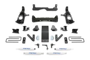 Fabtech Motorsports - FTSK1121 | Fabtech 4 Inch Basic System With Performance Shocks (2011-2019 Silverado, Sierra 2500 HD) - Image 1