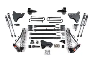 BDS590FPE | BDS Suspension 4 Inch Lift Kit With 4 Link & Fox 2.5 Performance Elite Coilover Conversion For Ford F-250/F-350 Super Duty 4WD (2011-2016) | Diesel | Rear Lift Block Kit