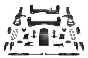 FTSK1136M | Fabtech 4 Inch Basic System With Stealth Shocks (2019-2023 Silverado Trail Boss, Sierra 1500 AT4)