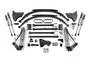 BDS593FPE | BDS Suspension 4 Inch Lift Kit With 4 Link Fox 2.5 Performance Elite Coilover Conversion For Ford F-250/F-350 Super Duty 4WD (2011-2016) | Diesel | Rear Lift Leaf Springs