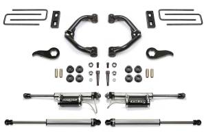 Fabtech Motorsports - FTSK1182DL | Fabtech 3.5 Inch Uniball UCA Kit With Dirt LogicSS Resi (2020-2024 Silverado, Sierra 3500 4WD) - Image 1