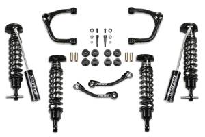 FTSK1188DL | Fabtech 3 Inch Uniball UCA Kit With Dirt Logic 2.5 Resi (2021-2023 Suburban 1500, Tahoe, Yukon 4WD)