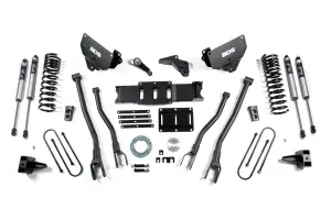 BDS1603FS | BDS Suspension 6 Inch Lift Kit With 4-Link For Dodge Ram 3500 4WD (2013-2018) | Diesel | Rear Lift 5 Inch Block Kit, Fox 2.0 Performance Series Shocks, 6 Bolt Indexing Ring