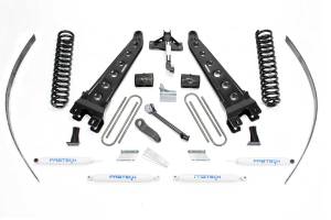 FTSK2123 | Fabtech 8 Inch Radius Arm System With Coils and Performance Shocks (2008-2016 F250 Super Duty 4WD without Factory Overload)