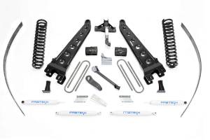 FTSK2124 | Fabtech 8 Inch Radius Arm System With Coils and Performance Shocks (2008-2016 F250 Super Duty 4WD with Factory Overload)