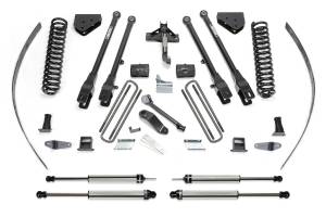 FTSK2125DL | Fabtech 8 Inch 4 Link System With Coils and DLSS Shocks (2008-2016 F250 Super Duty 4WD without Factory Overload)